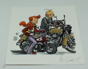 Ex Libris Buchet Spirou Signiert