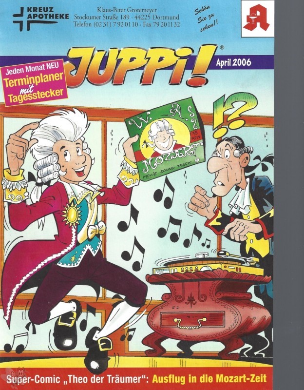 Juppi! Apr. 2006 - Apotheker Werbe Comic,Goerler Werbe Comic