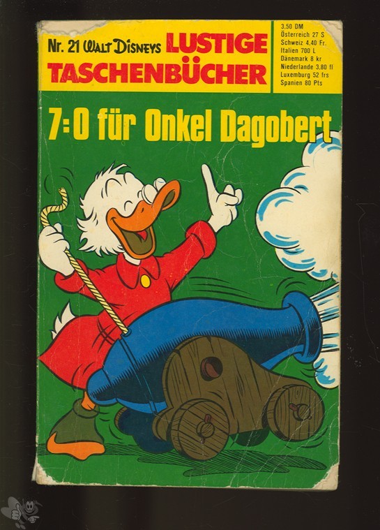 Walt Disneys Lustige Taschenbücher 21: 7:0 für Onkel Dagobert (1. Auflage)