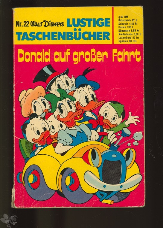 Walt Disneys Lustige Taschenbücher 22: Donald auf großer Fahrt (1. Auflage)