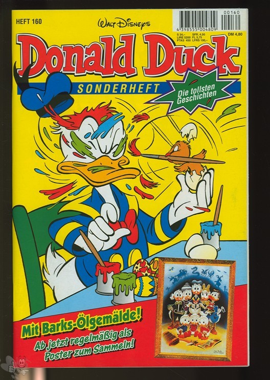 Die tollsten Geschichten von Donald Duck 160 mit Poster