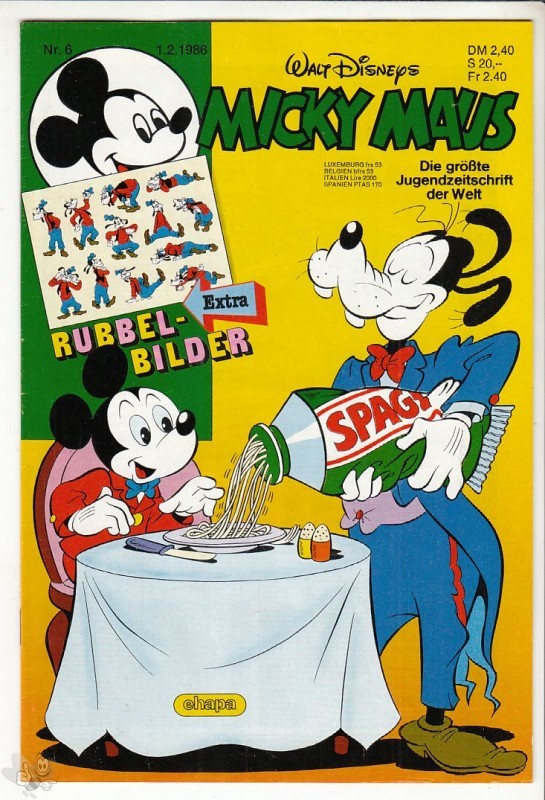 Micky Maus 6/1986
