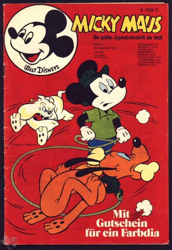 Micky Maus 1972: Nr. 8