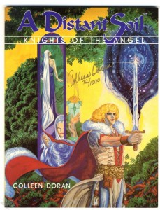 A Distant Soil Knights of the Angel + Print Colleen Doran signed Authenticity