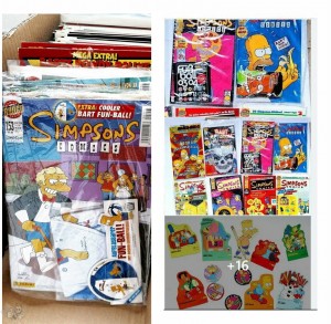 SIMPSONS kompl. 10-199 (mit 90% aller Gimmicks, Poster alle)