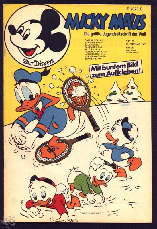 Micky Maus 1973: Nr. 6