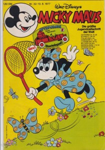 Micky Maus 32/1977 mit der Beilage