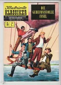 Illustrierte Klassiker 21: Die geheimnisvolle Insel (4. Auflage)