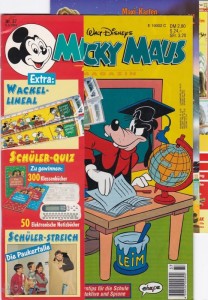 Micky Maus 1994: Nr. 37 mit loser Werbe-Beilage