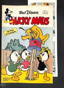 Micky Maus 14/1961 mit Beilagenstreifen