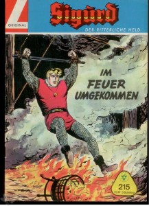 Sigurd - Der ritterliche Held (Heft, Lehning) 215: Im Feuer umgekommen