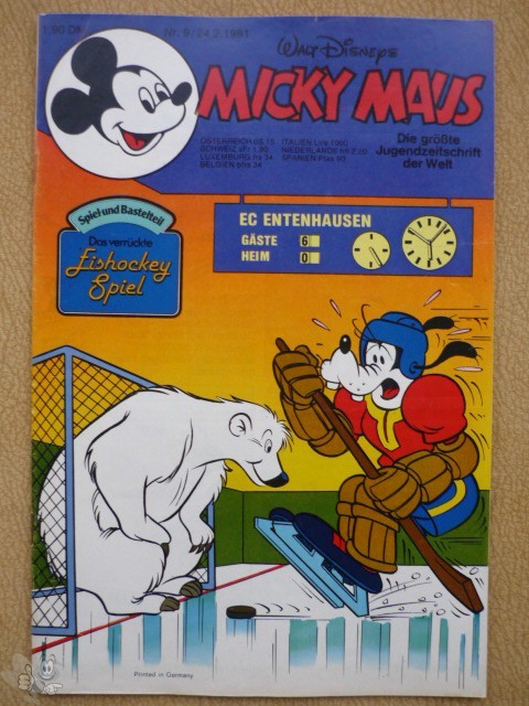 Micky Maus 1981: Nr. 9