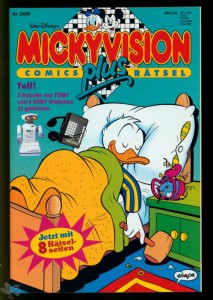 Mickyvision 24/1991 mit sauberen Rätselseiten