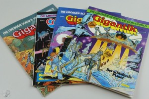 Die grossen Science-Fiction-Comics Gigantik 3,6,8,14 zus.