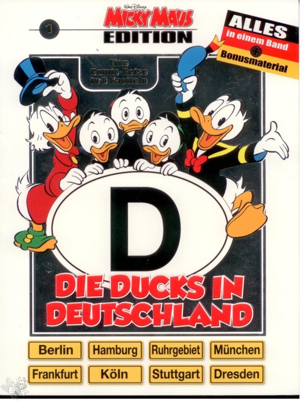 Micky Maus Edition 1: Die Ducks in Deutschland (Softcover)