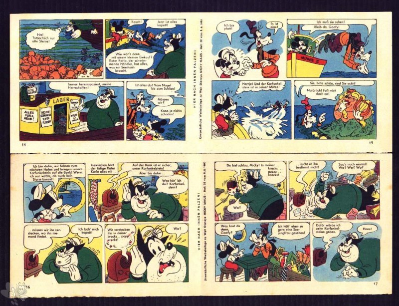 Micky Maus 1960: Nr. 32 - lose Beilage 2 Comicstreifen