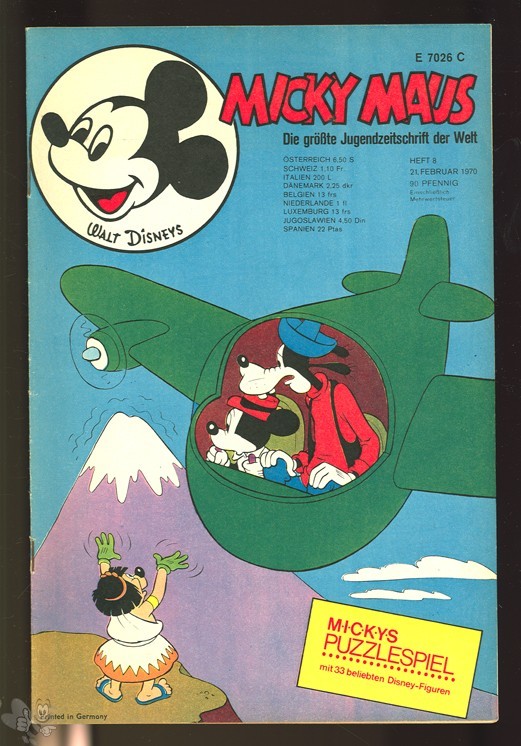 Micky Maus 8/1970