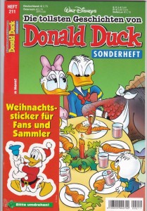 Die tollsten Geschichten von Donald Duck 211 mit den Stickern