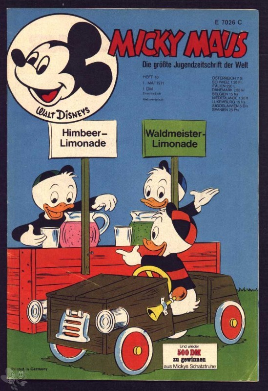 Micky Maus 1971: Nr. 18