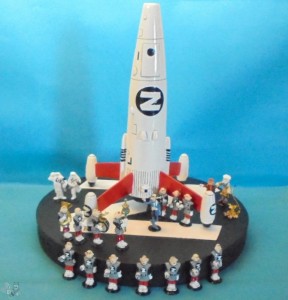 2800 Z comme ZORGLUB Zyklotrops Rakete Spirou Marsupilami Graf Fa. Pixi OVP MiB