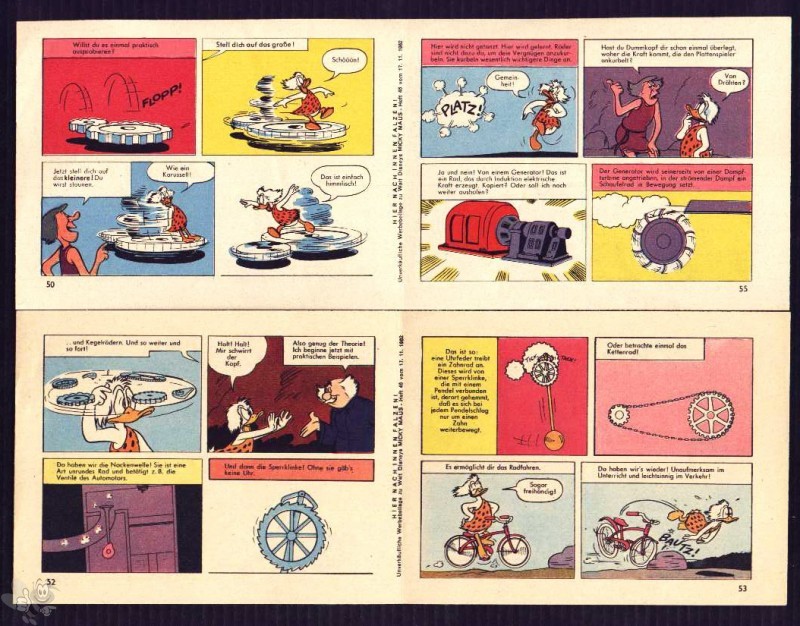 Micky Maus 1962: Nr. 46 - lose Beilage 2 Comicstreifen