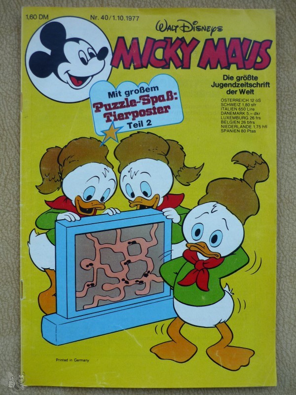 Micky Maus 1977: Nr. 40