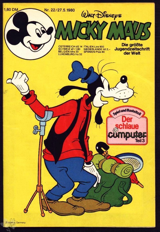 Micky Maus 1980: Nr. 22