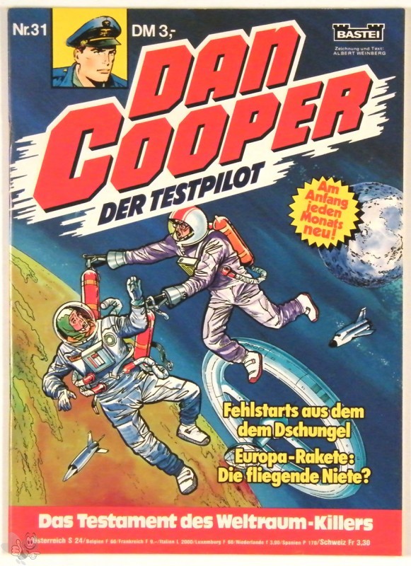 Dan Cooper 31: Das Testament des Weltraum Killers