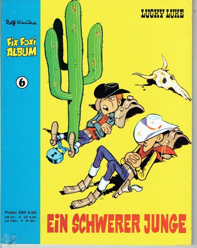 Fix und Foxi Album 6: Lucky Luke: Ein schwerer Junge