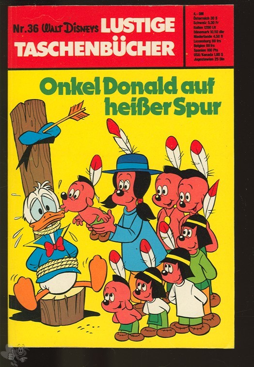 Walt Disneys Lustige Taschenbücher 36: Onkel Donald auf heißer Spur (1. Auflage)