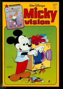 Mickyvision 4/1985 mit Sticker