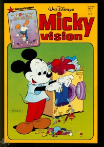 Mickyvision 4/1985 mit Sticker