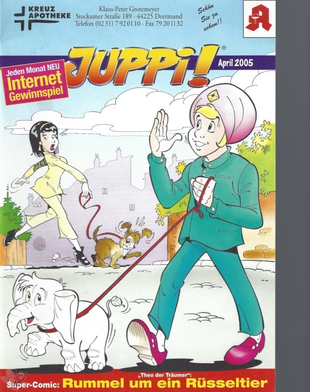 Juppi! Apr. 2005 - Apotheker Werbe Comic,Goerler Werbe Comic