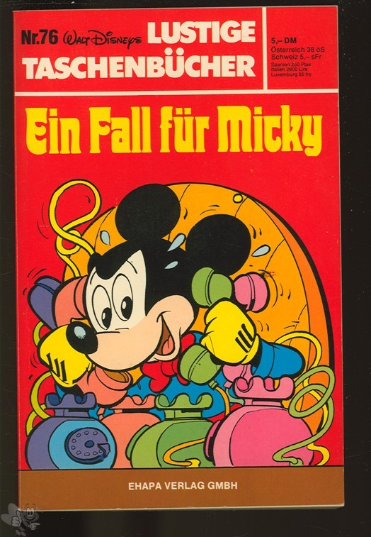 Walt Disneys Lustige Taschenbücher 76: Ein Fall für Micky (1. Auflage)