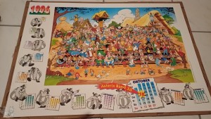 toller ASTERIX Werbe-Kalender 1996, 48 x 68 cm