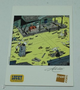 Ex Libris Achide Lucky Luke Signiert
