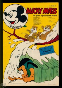 Micky Maus 2/1971 mit Klappseiten