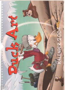 Art of the Duckomenta Kalender Disneyland Resort Paris 2009