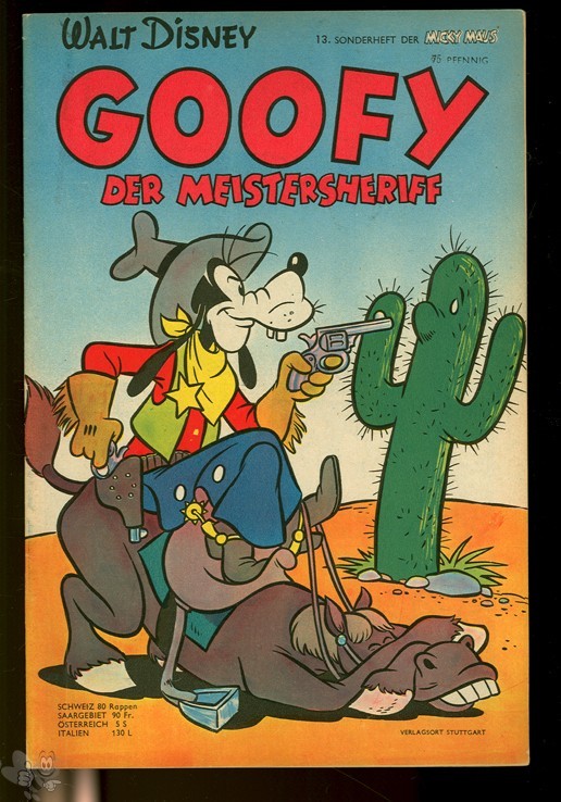 Micky Maus Sonderheft 13: Goofy - Der Meistersheriff