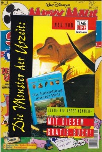 Micky Maus 1995: Nr. 10 mit loser Werbe-Beilage