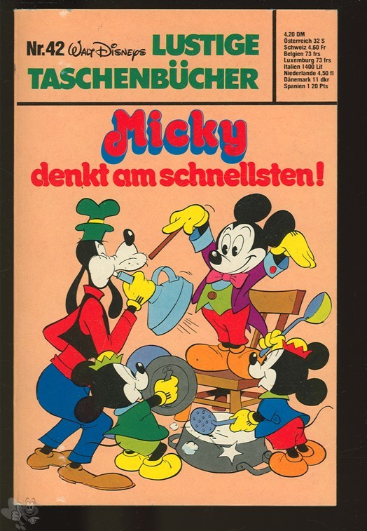 Walt Disneys Lustige Taschenbücher 42: Micky denkt am schnellsten (1. Auflage)