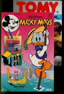 Micky Maus 45/1989 mit Tomy Prospekt