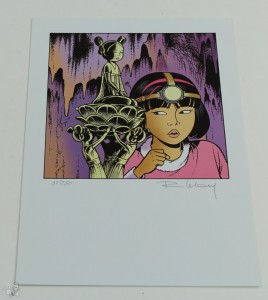 Ex Libris Yoko Tsuno von Leloup , Signiert/Limitiert