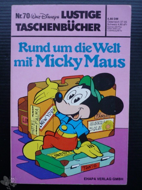 Walt Disneys Lustige Taschenbücher 70: Rund um die Welt mit Micky Maus (1. Auflage)