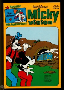 Mickyvision 6/1977 mit Aufkleber