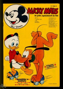 Micky Maus 31/1970 mit Klappseiten und Leuchtbild
