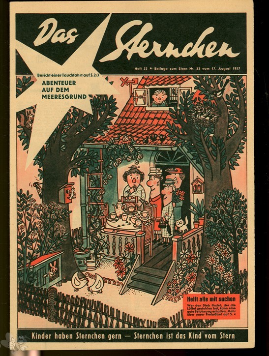 Sternchen 1957 Nr. 33 (Stern - Kinderbeilage)