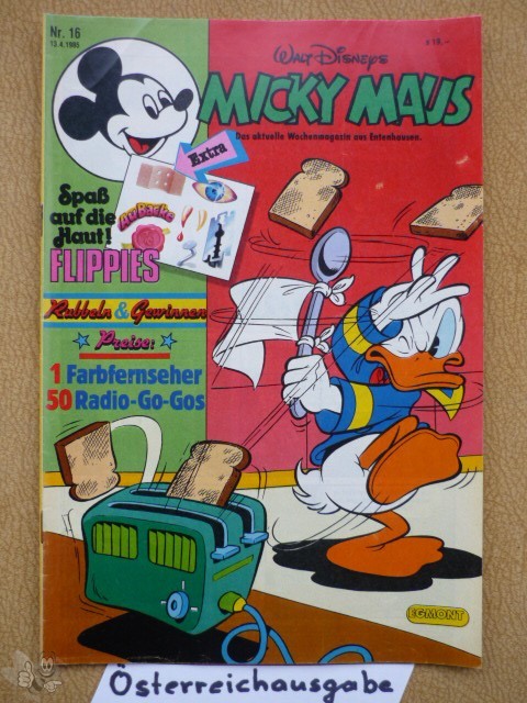 Micky Maus 1985: Nr. 16 Österreich Ausgabe