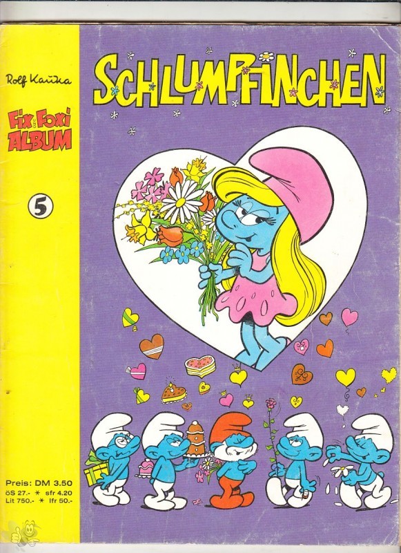 Fix und Foxi Album 5: Die Schlümpfe: Schlumpfinchen