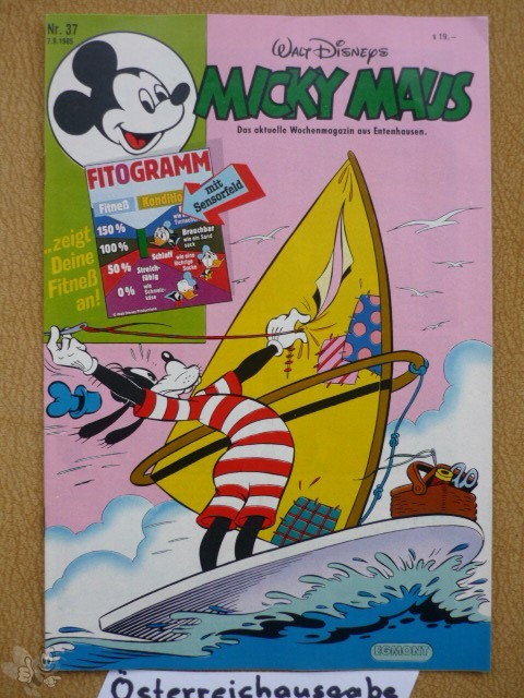 Micky Maus 1985: Nr. 37 Österreich Ausgabe